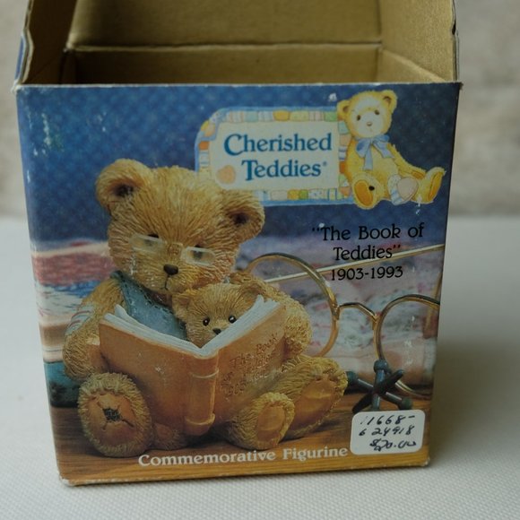 Cherished Teddies The Book of Teddies Teddy and Roosevelt Figurine Vintage 1993 - Picture 5 of 7